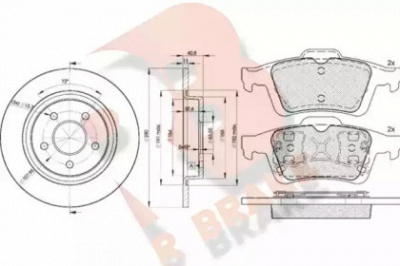 R BRAKE 3r17433962 -